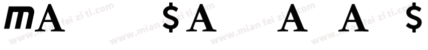 Made Saonara Serif Font字体转换
